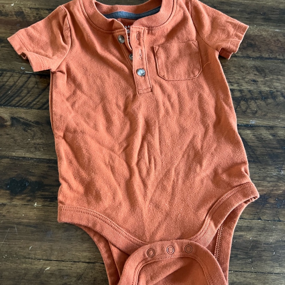 3-6M Cat & Jack Onesie in Burnt Orange